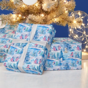 Weihnachtsbären und Polarbären Geschenkpapier