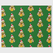 Weihnachtsbärenwackelpapier