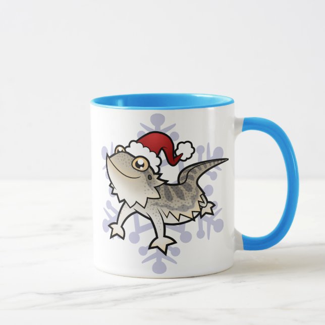Weihnachtsbärtiger Drache/Rankins Drache Tasse (Rechts)