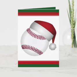 WeihnachtsBaseball Feiertagskarte
