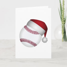 WeihnachtsBaseball Feiertagskarte