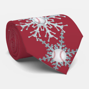 Weihnachtsbaseball Krawatte