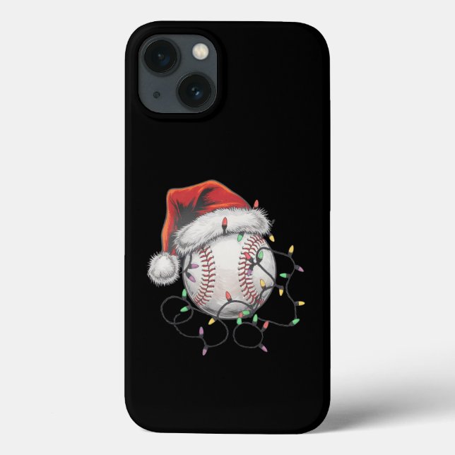 WeihnachtsBaseball-Spieler Case-Mate iPhone Hülle (Rückseite)
