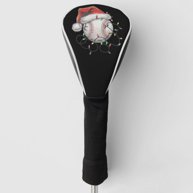 WeihnachtsBaseball-Spieler Golf Headcover (Vorderseite)