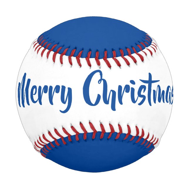 Weihnachtsbaseball von dalDesignNZ Baseball (Rückseite)