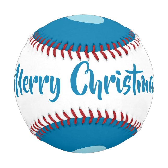 Weihnachtsbaseball von dalDesignNZ Baseball (Rückseite)