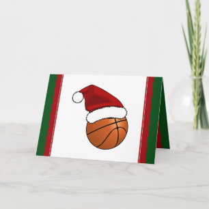 Weihnachtsbasketball Feiertagskarte