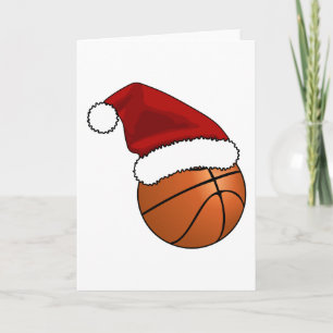 Weihnachtsbasketball Feiertagskarte
