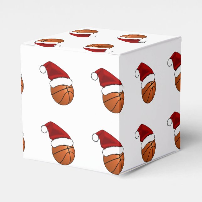 Weihnachtsbasketball Geschenkschachtel (Vorderseite)