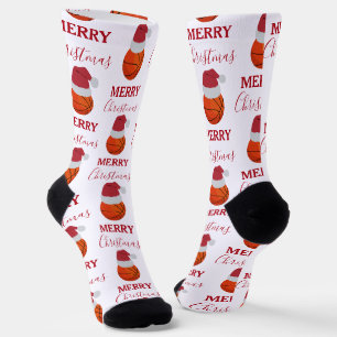 Weihnachtsbasketball-Sportball-Party Socken