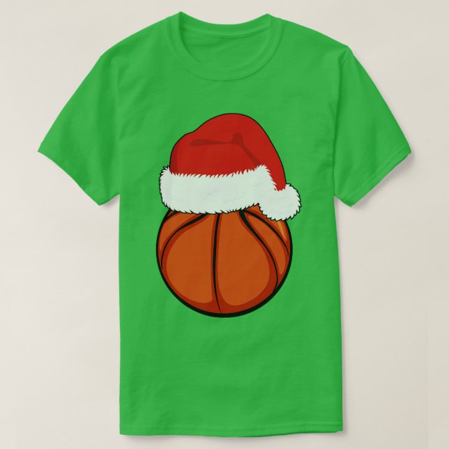 Weihnachtsbasketball T-Shirt (Design vorne)