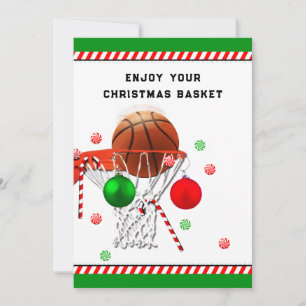 Weihnachtsbasketballferien Karte