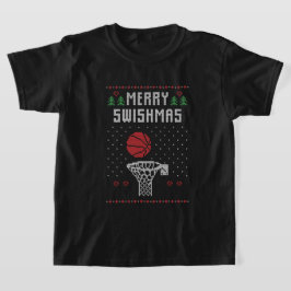 Weihnachtsbasketballsport T-Shirt