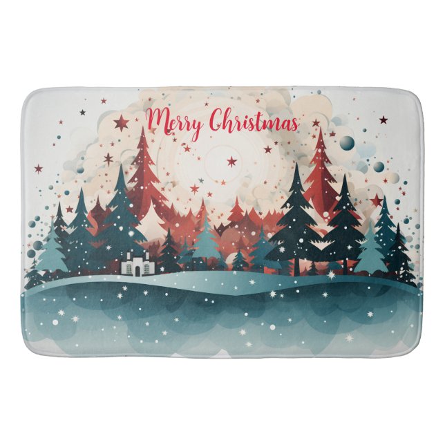 Weihnachtsbath Mat Badematte (Vorderseite)