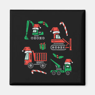 Weihnachtsbau Fahrzeuge LKW Xmas Kinder Bo Magnet