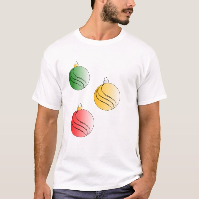 Weihnachtsbaubals T-Shirt (Vorderseite)