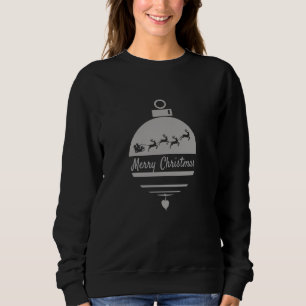 Weihnachtsbauble Frohe Weihnachten Sweatshirt