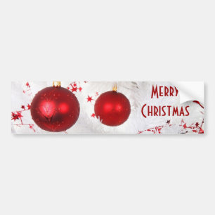 Weihnachtsbaubles Autoaufkleber