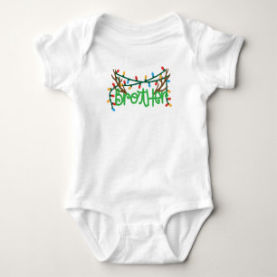 Weihnachtsbauer Antlers   Bruder Baby Strampler
