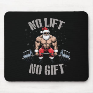 Weihnachtsbauer - Bodybuilding Santa Weightl Mousepad