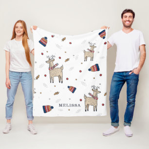 Weihnachtsbauer Hats Rustikal Personalisiert Fleecedecke