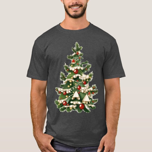 Weihnachtsbaum11-Freund T-Shirt (Vorderseite)