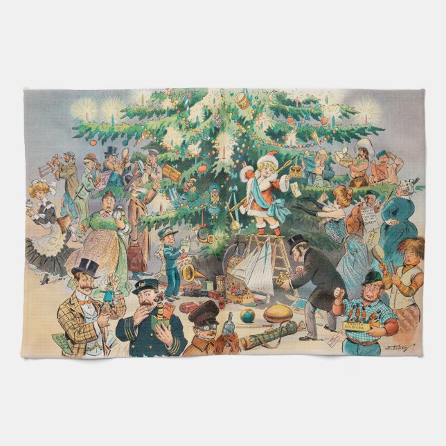 Weihnachtsbaum (1902) Küchentücher (Horizontal)