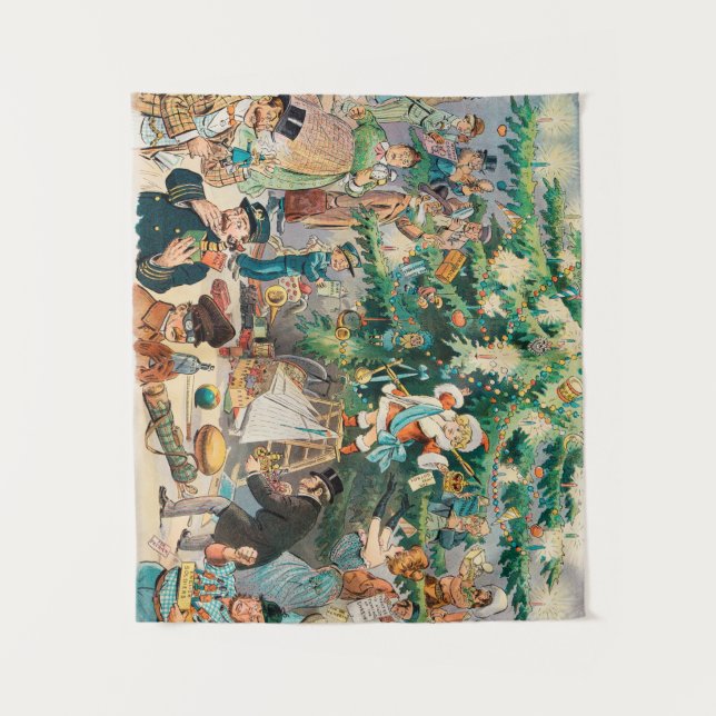 Weihnachtsbaum (1902) wandteppich (Vorderseite)