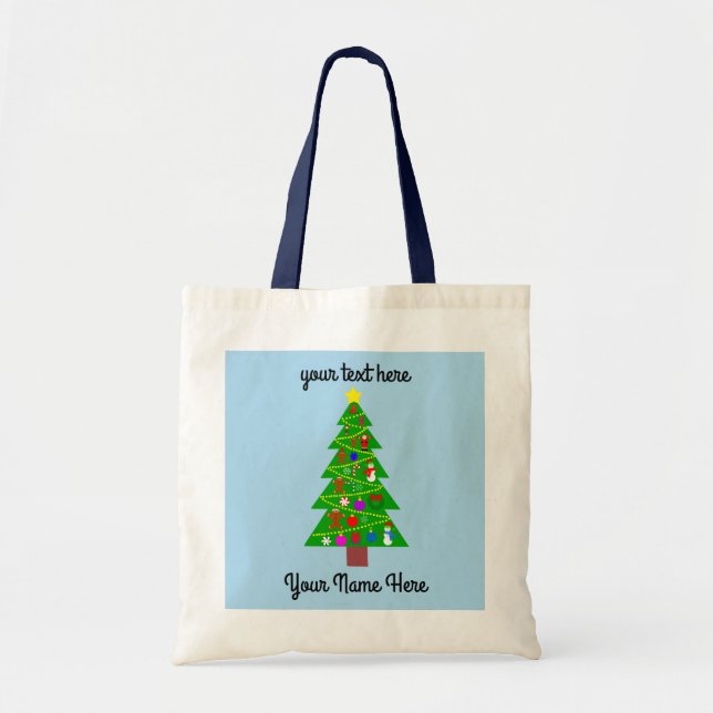 Weihnachtsbaum #1 Tote Bag Tragetasche (Vorne)