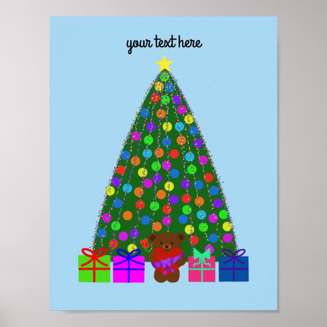 Weihnachtsbaum #2 Poster (Vorne)