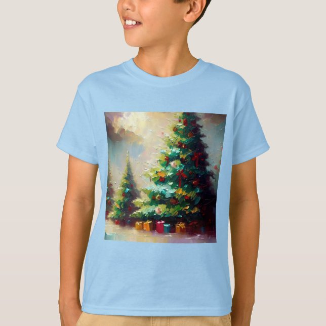 Weihnachtsbaum 2 T-Shirt (Vorderseite)