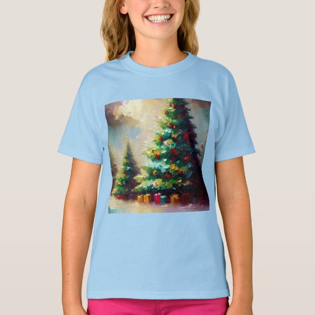 Weihnachtsbaum 2 T-Shirt (Vorderseite)