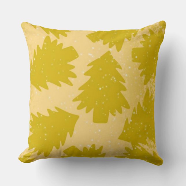 Weihnachtsbaum Accent Pillow Kissen (Vorderseite)