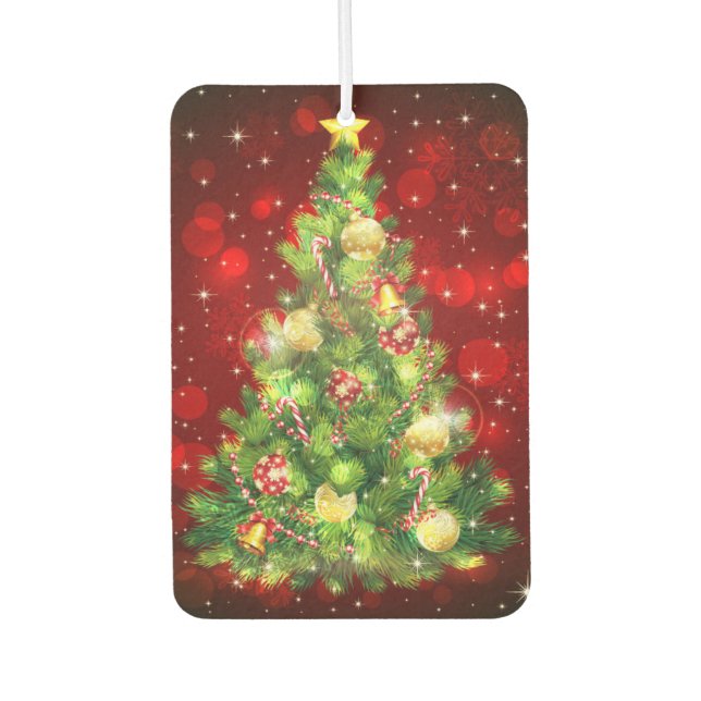 Weihnachtsbaum Air Freshener Autolufterfrischer (Vorderseite)