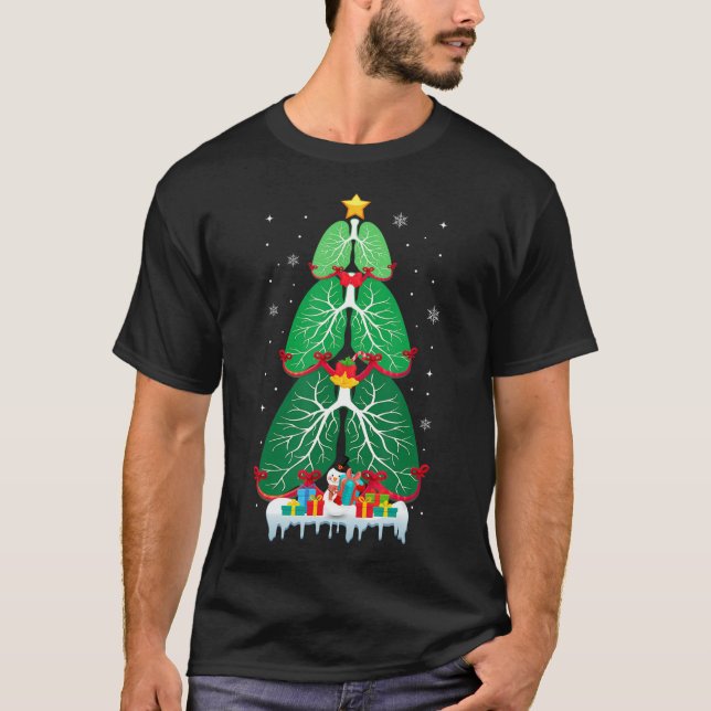 Weihnachtsbaum Atemtherapie Xmas Thera T-Shirt (Vorderseite)