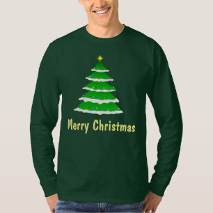 Weihnachtsbaum auf langem die Hülsen-T - Shirt de