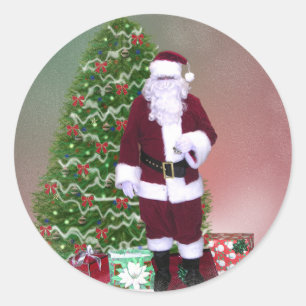 Weihnachtsbaum-Aufkleber Runder Aufkleber