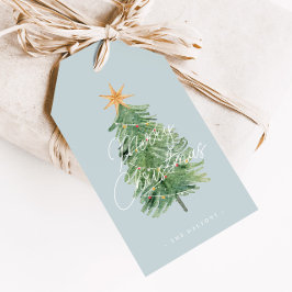 Weihnachtsbaum aus dem Mittelalter | Geschenkmarke Geschenkanhänger
