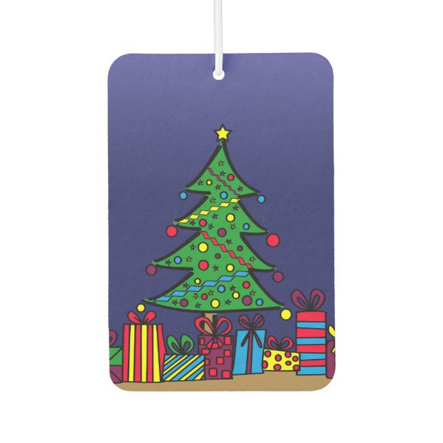 Weihnachtsbaum Autolufterfrischer (Vorderseite)