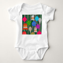 Weihnachtsbaum Baby Strampler