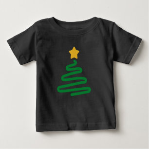 Weihnachtsbaum Baby T-shirt