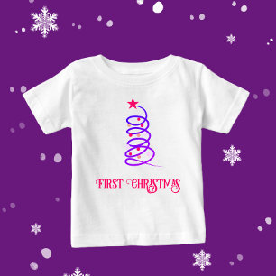 Weihnachtsbaum Baby T-shirt