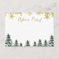 Weihnachtsbaum Babyduschberatungskarte