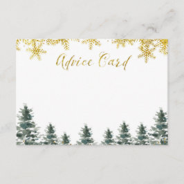 Weihnachtsbaum Babyduschberatungskarte Begleitkarte