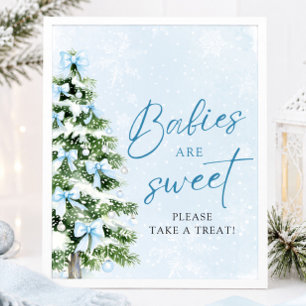 Weihnachtsbaum-Babys sind süß, nimm dir ein Gesche Poster