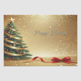 Weihnachtsbaum Bänder Feiertags Tissue-Papier Seidenpapier