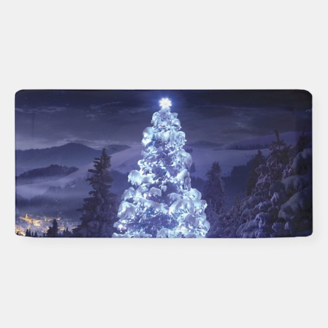 Weihnachtsbaum Banner (Horizontal)
