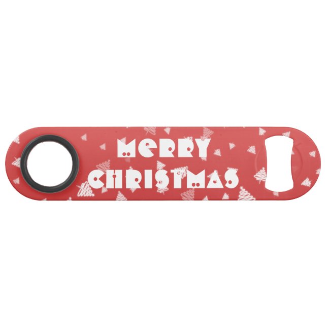 Weihnachtsbaum-Bar Key Speed Flaschenöffner (Vorderseite (Horizontal))