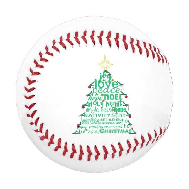 Weihnachtsbaum Baseball (Vorderseite Links)