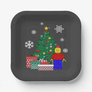  Weihnachtsbaum Baseball  Pappteller